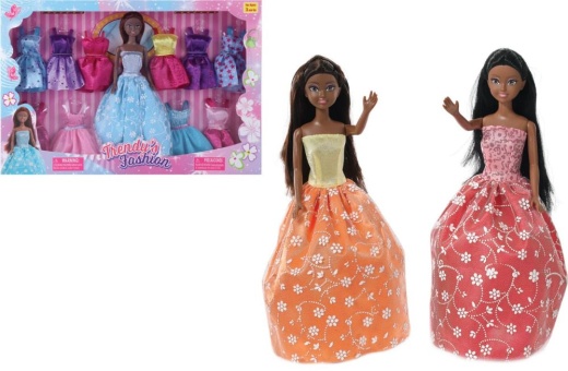 18 Pieces Fashion Doll Play Set - Toy Sets for Kids