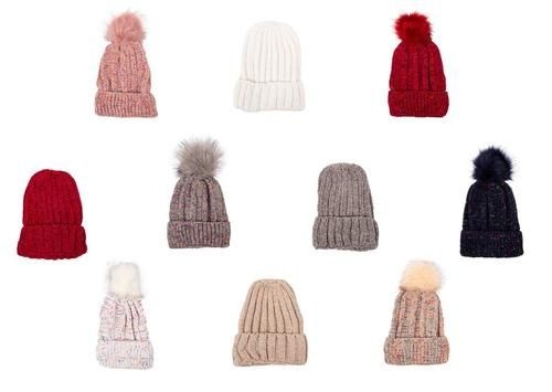 48 Pieces Women's Winter Bulk Beanies In 8 Assorted Colors - Winter Beanie Hats