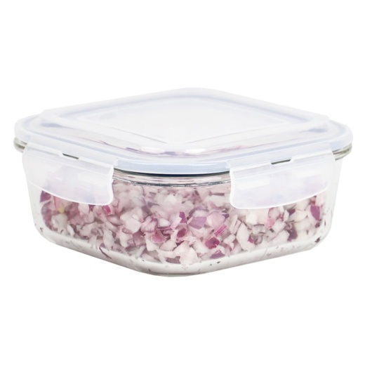 12 Pieces Michael Graves Design 40 Ounce High Borosilicate Glass Rectangle Food Storage Container