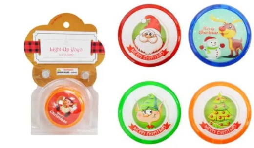 72 Pieces Flashing Yo Yo Christmas Decorations