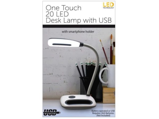 4 Pieces One Touch 20 Led Desk Lamp With Usb - Lamps And Lanterns