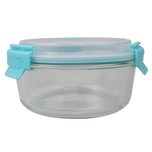 12 Pieces Home Basics Leak Proof 32 Oz. Borosilicate Glass Food Storage Containers
