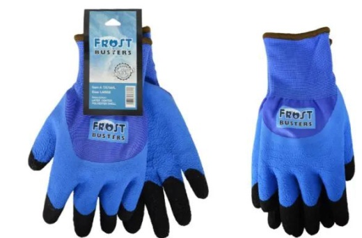24 Pairs Winter Work Gloves Blue in Size Large - Working Gloves