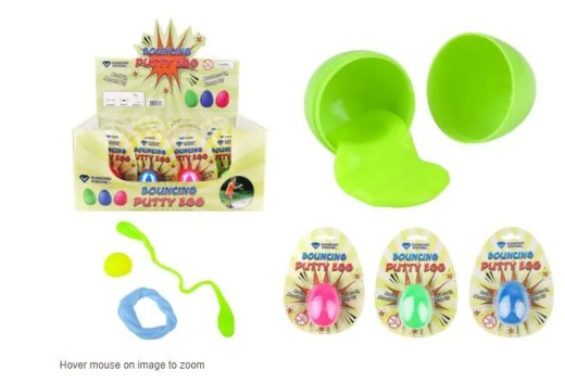 60 Pieces Bounce Putty Egg Slime & Squishees
