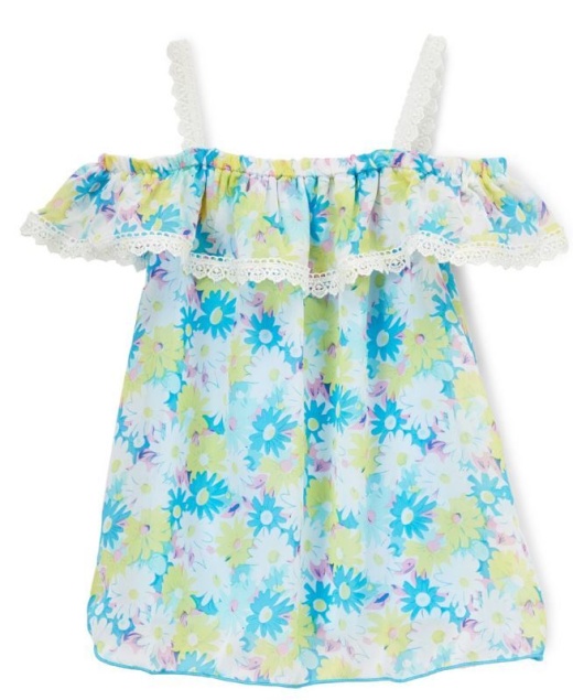 6 Pieces Girls' Aqua Tank Top, Size 7-14 - Girls Tank Tops And Tee Shirts