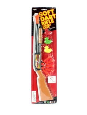 144 Pieces Soft Dart Rifle Target on Card - Toy Weapons