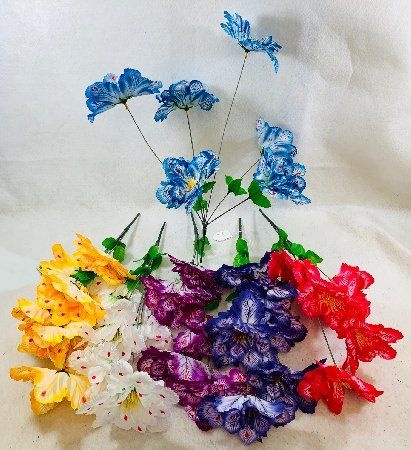 36 Pieces 6 Head Flower - Artificial Flowers