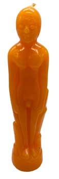 Orange Male Candle