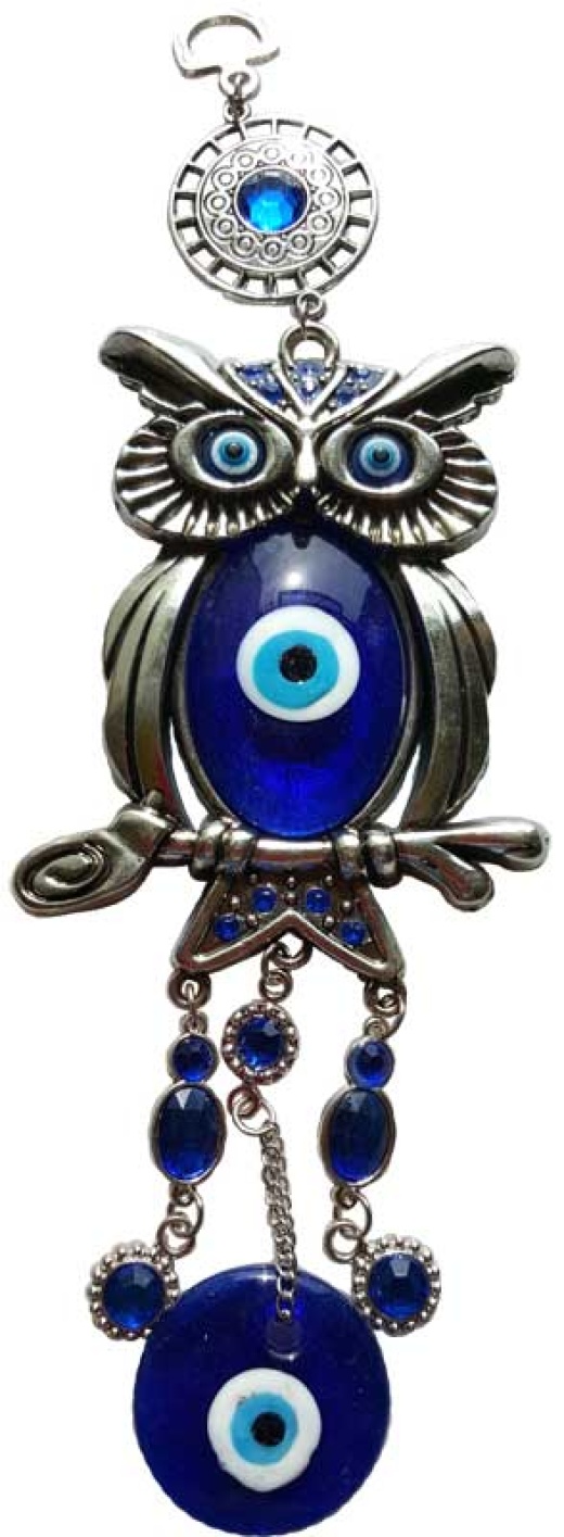Watching Owl Evil Eye Wall Hanging
