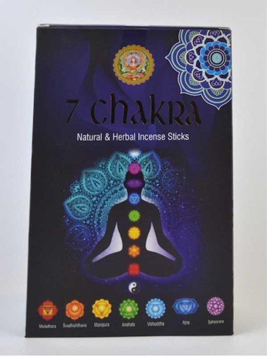 7 Chakra Incense Sticks Set - Enhance Your Spiritual Journey