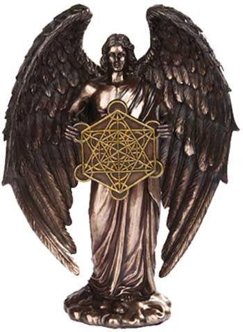 Metatron Angel 10" Bronze Statue - A Symbol of Spiritual Growth and Enlightenment