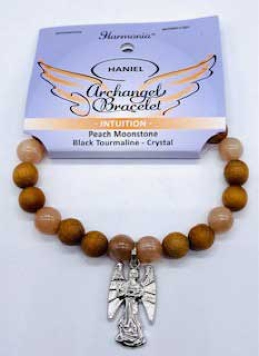 8Mm Archangel Haniel Intuition Bracelet
