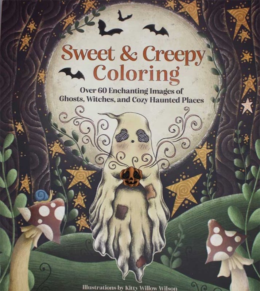 Sweet & Creepy Coloring Book