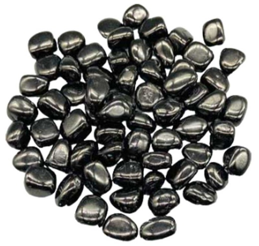 Buy 1 Lb Jet Tumbled Stones Online - Harmonize Mind, Body and Soul