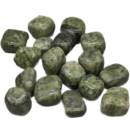 1 Lb Jungle Tumbled Jade Stones