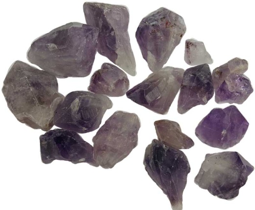 1 Lb Amethyst Points from Brazil - Raw and Unprocessed Clusters