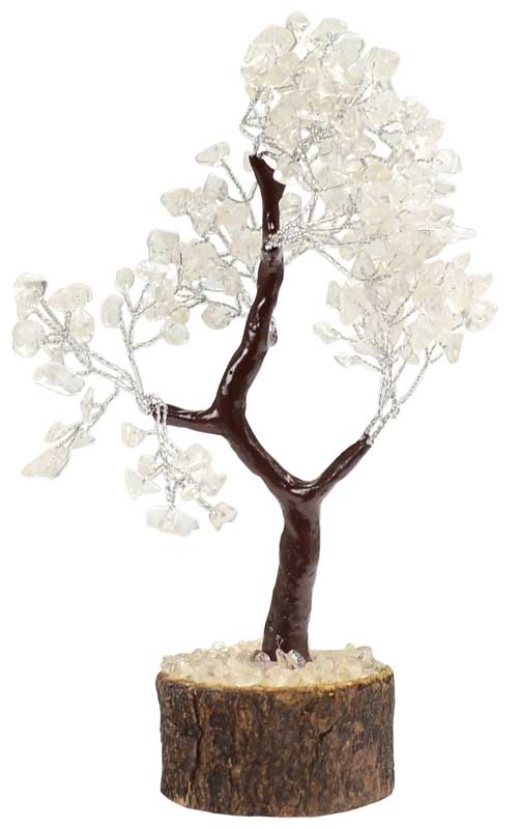 Clear Quartz Gemstone Tree - 160 Beads