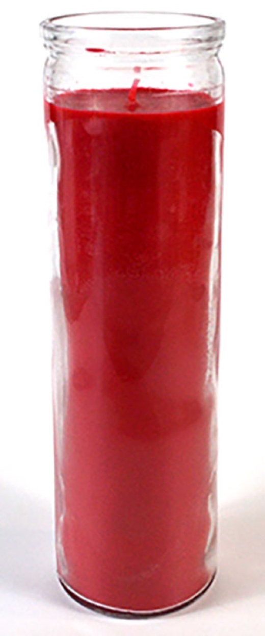 Red 7-Day Jar Candle