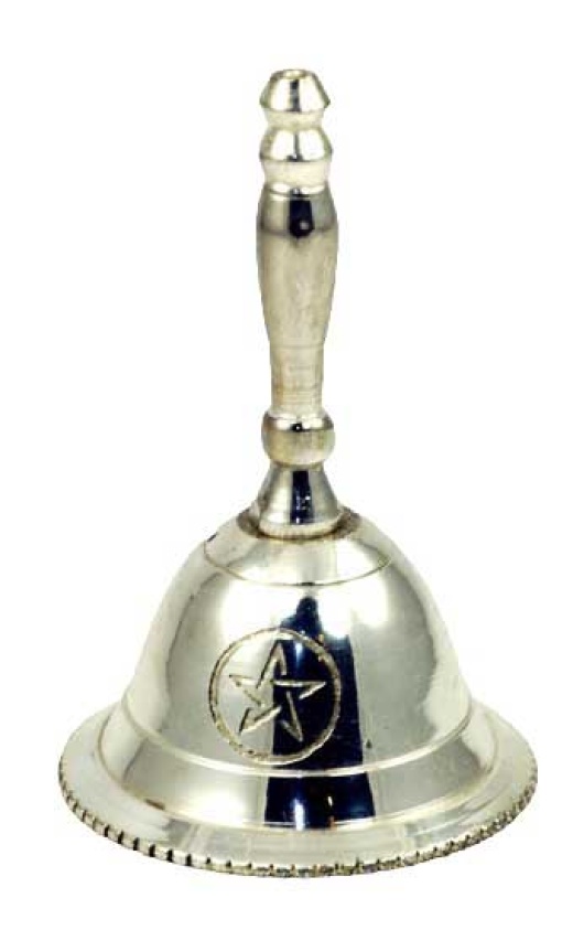 Altar Bell with Pentagram Design - 2 1/2"