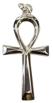 1 1/2" Ankh Pendant Sterling Silver