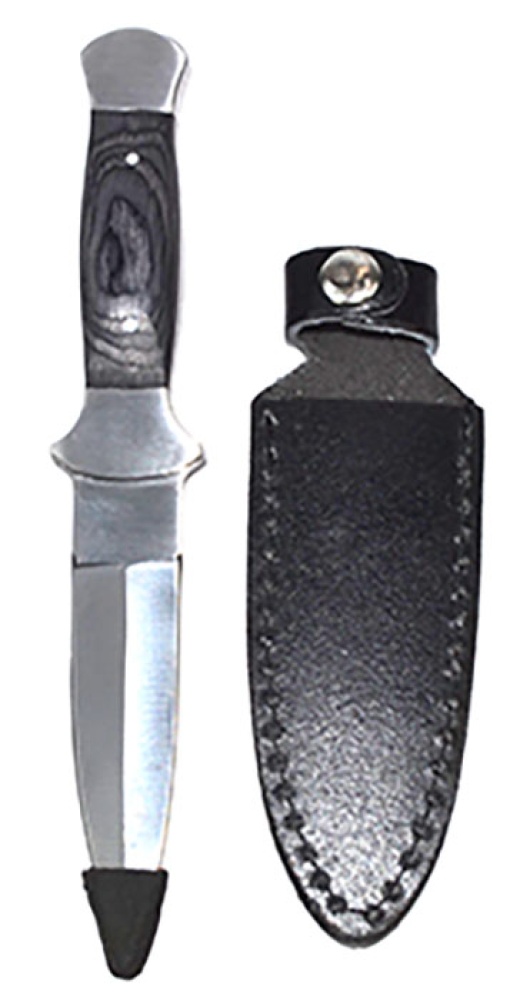 7 1/2" Black Wood Handle Athame