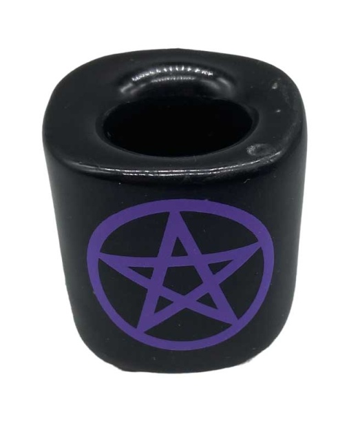 Pentagram Black Ceramic Holder