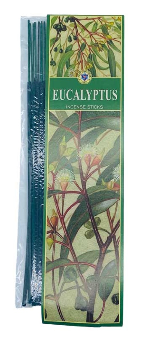 20 Eucalyptus Incense Sticks - Pure Vibrations