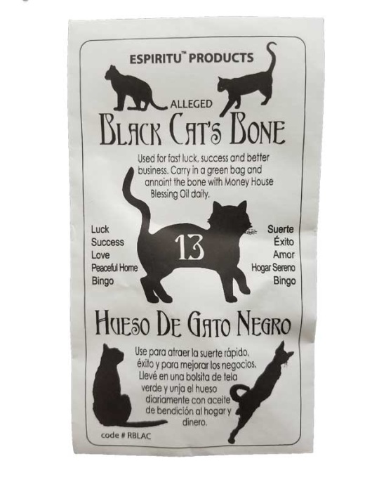 Black Cat Bone - Attract Fast Luck and Success