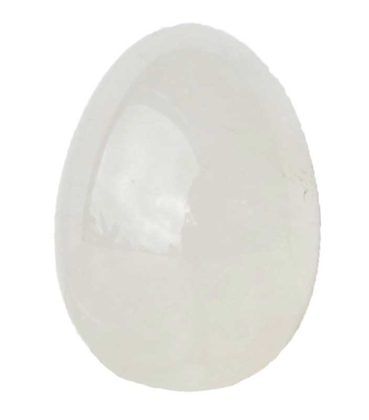 2" Quartz Egg - Master Healer Crystal for Fertility and Purity