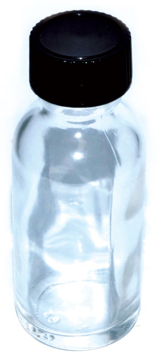 1Oz Clear Glass Bottle & Cap for Storing Oils and Blends