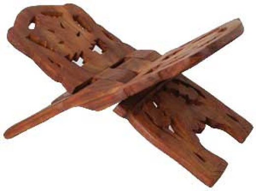 Wooden Book Holder 10"