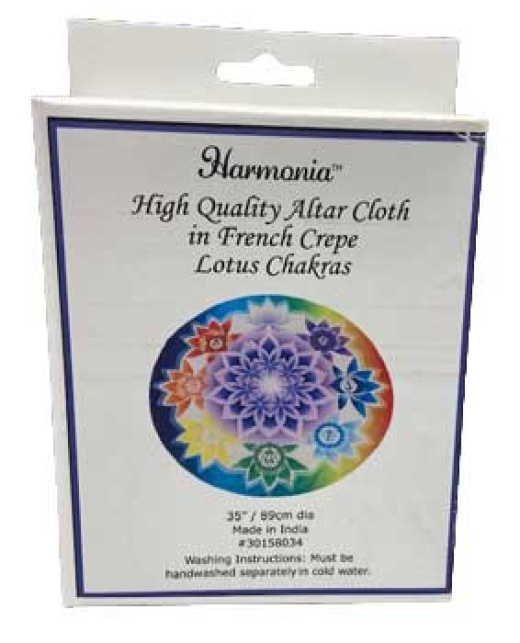 35" Dia Chakra Lotus Altar Cloth