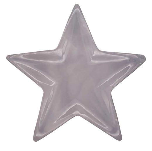 4" Star Offering Plate - Pink Calcite Healing Energy