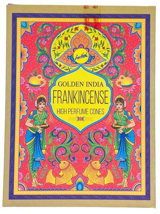 Golden India Frankincense Backflow Cones - Buy Online