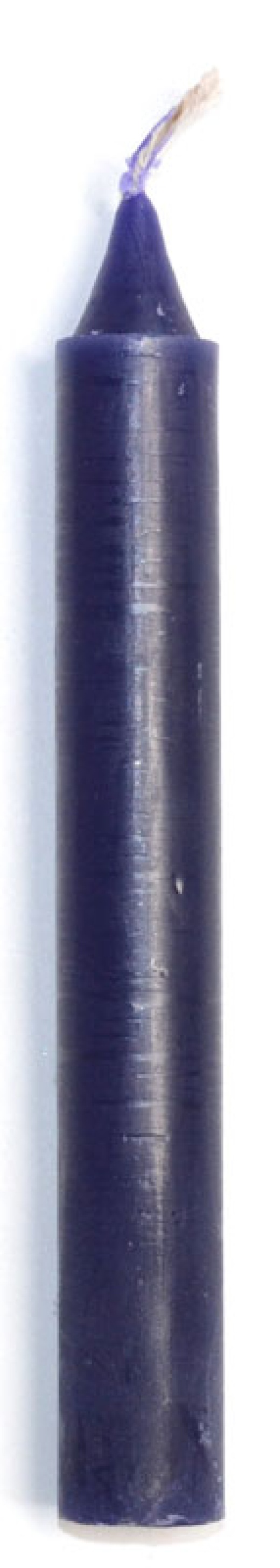 Purple 6" Household Candle for Candle Magic and Ritual Practice