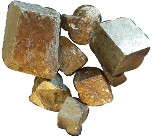 1 Lb Pyrite Cubed Stones - Natural Protection and Wealth Attraction