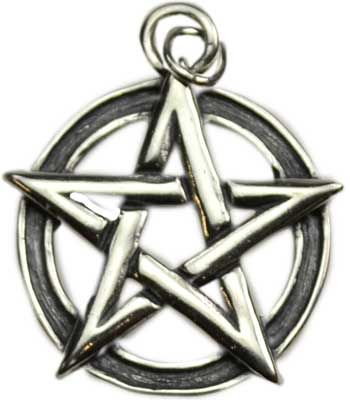 Pentacle Pendant Sterling Silver