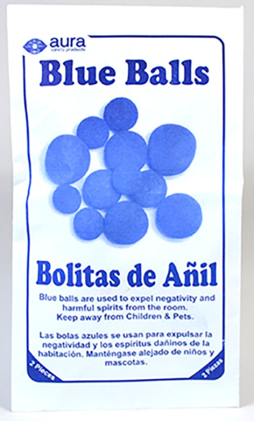 Blue Balls (2 Pieces) - Spiritual Cleansing and Laundry Purification Set