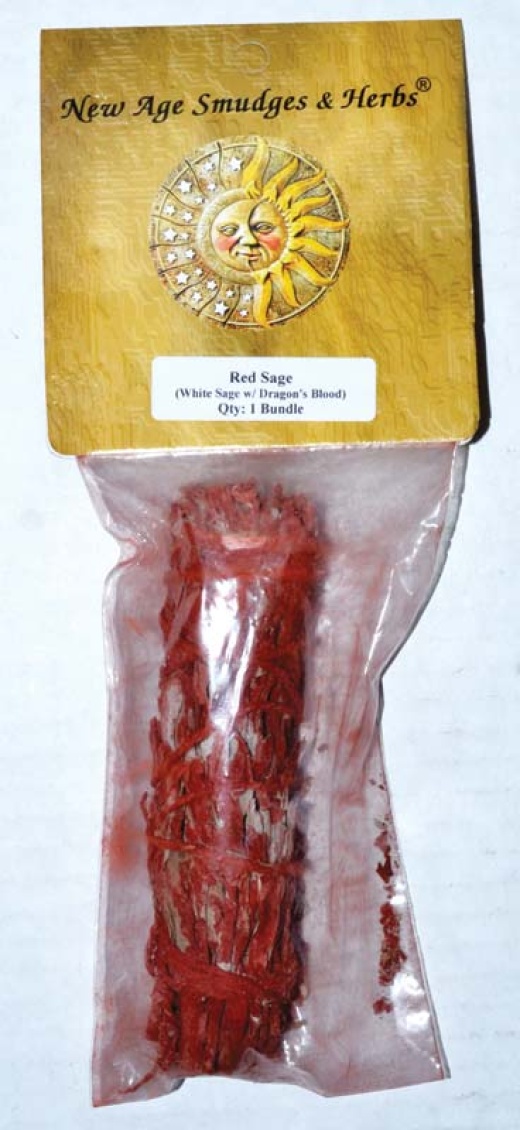 Dragons Blood & White Sage Smudge Stick - 3-4" Long