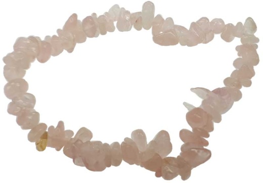 Rose Quartz Chip Bracelet - Buy Online and Experience Love and Forgiveness