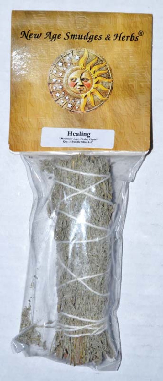 4" Healing Smudge Stick - Mountain Sage, Cedar & Copal Bundle