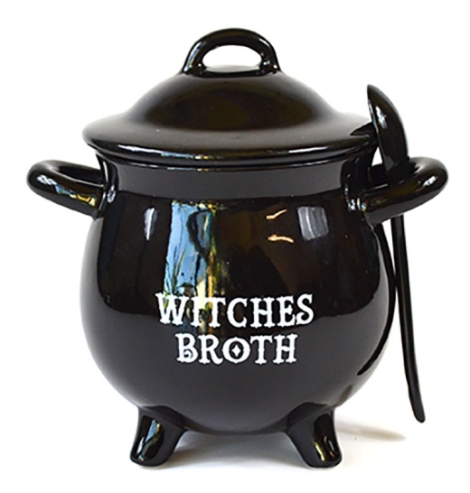 5 3/4" Witches Broth Bowl & Spoon