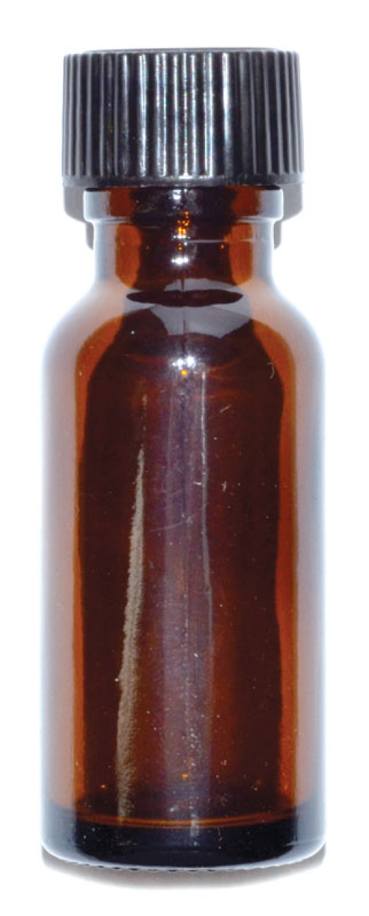 Amber Glass Bottle 1/2 Oz