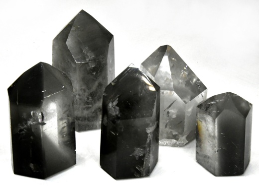 3# Flat Of Phantom Quartz Points Polished