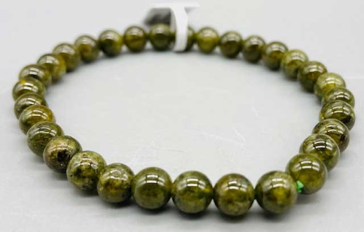 5-6Mm Garnet Green Bracelet: Harness the Power of Natural Healing