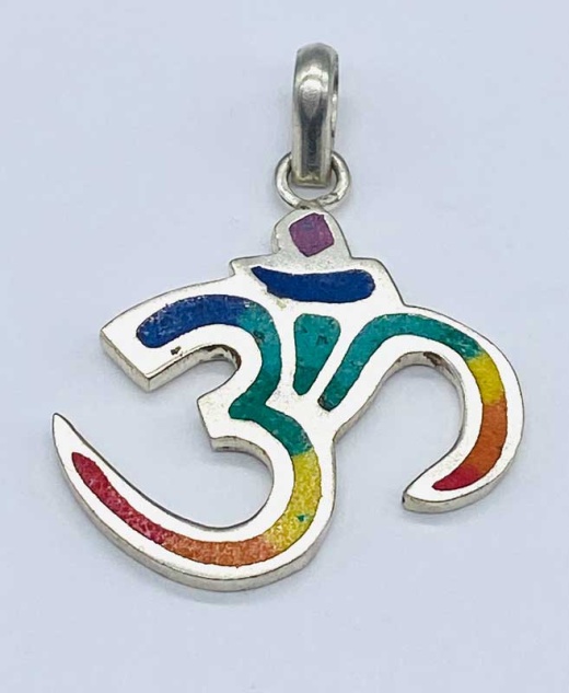 1 3/4" Om Pendant - Unique Artistic Symbol Jewelry