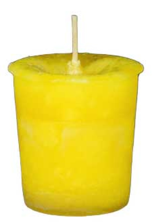 Positive Energy Herbal Votive - Yellow