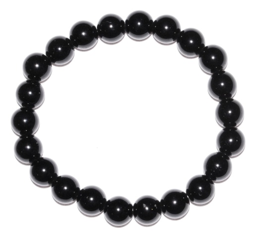 8Mm Black Obsidian Bracelet