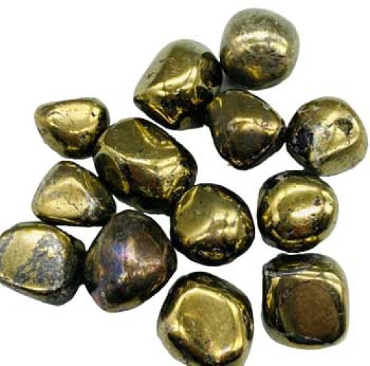 1 Lb Chalcopyrite Tumbled Stones from Peru - Buy Online