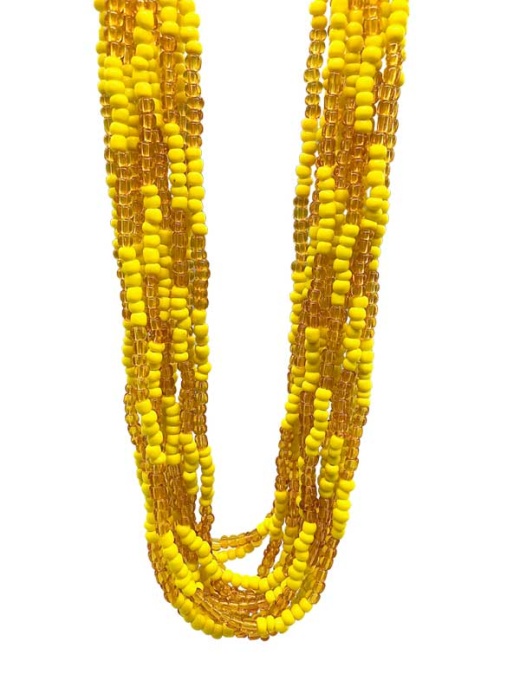Oshun Santeria Necklace Set - Connect with the Orisha of Love and Fertility